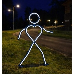 Pieton reflectorizant